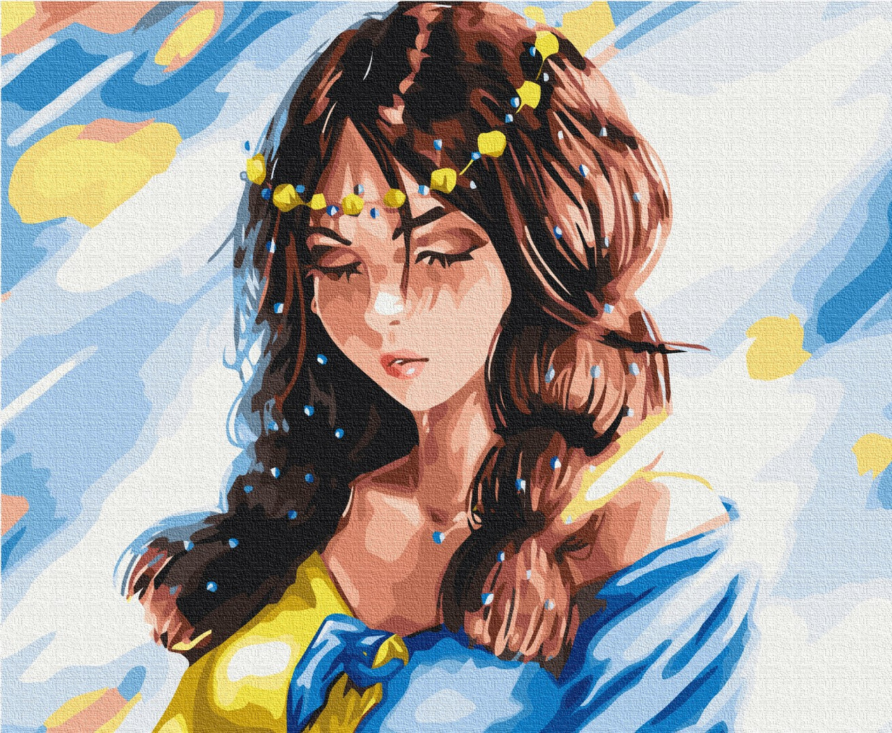 Картина за номерами бажання світу © Ana Slip 40*50 см Brushme BS53070