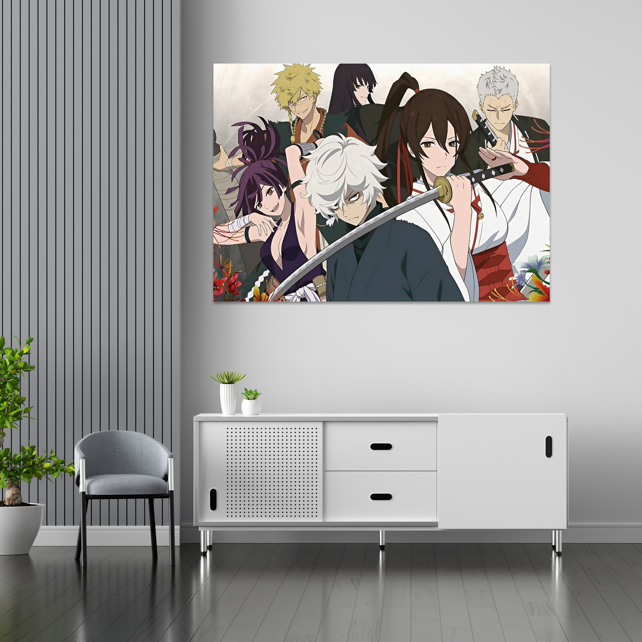 Плакат-постер з принтом Пекельний рай Hell's Paradise Jigokuraku Габімару Юдзуріха Сагірі (японська манга), фото 1