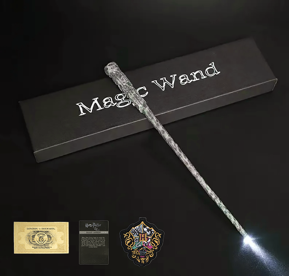 Волшебная палочка из мира "Гарри Поттер" (Рон Уизли) с фонариком - фото 1 - id-p1986448163