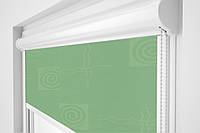 Рулонная штора Rolets Икеа 2-2068-1000 100x170 см закрытого типа П-образная Зеленая