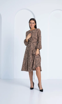 Сукня молодіжне у жовтому кольорі з принтом розміри 44