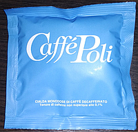 Кофе в чалдах (монодозах) Caffe Poli Decaffeinato, без кофеина 100шт.