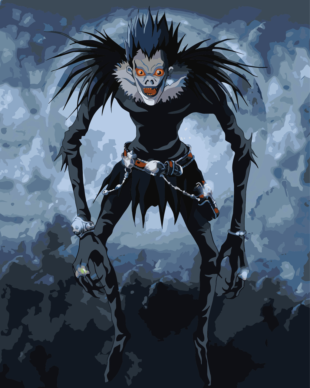 Картина за номерами Аніме "Зошит смерті: Рюк" 40*50 см Орігамі LW3209, фото 1