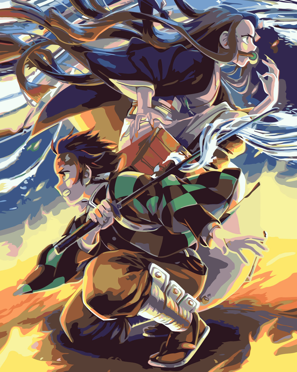 Картина за номерами Аніме: Клинок Демонав, що розсікає LW 3222 40*50 см, фото 1