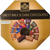 Шоколад J. D. Gross Finest Milk & Dark Chocolates 200g.