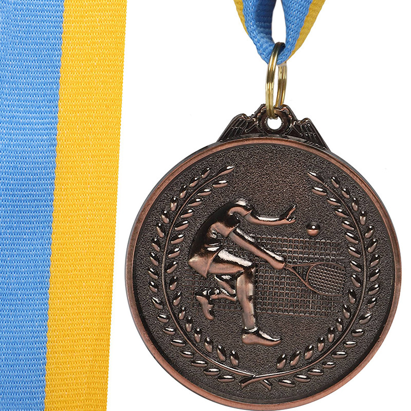 Медаль спортивная с лентой Большой Теннис C-8759 Бронзовый (33508389) - фото 1 - id-p1986409704