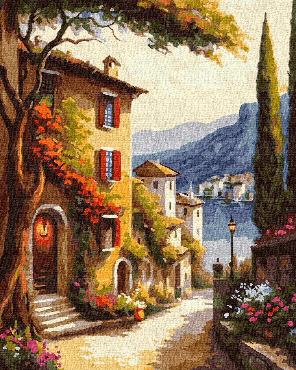 Картина за номерами Курортне містечко 40*50 см Ідейка KHO 2773, фото 1