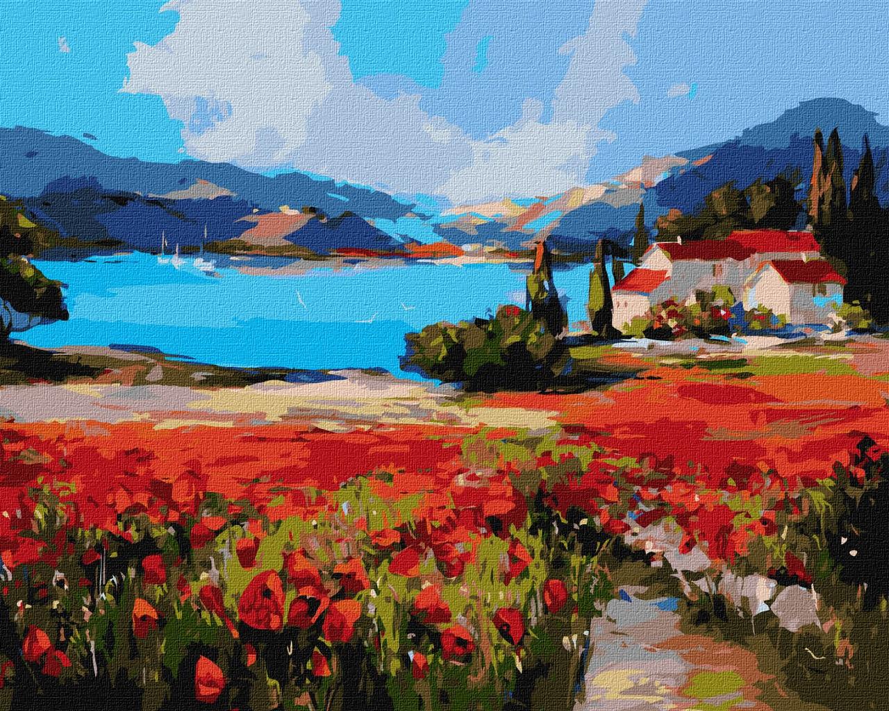 Картина за номерами Казковий куточок. Краєвид 40*50 см Ідейка KHO 2823