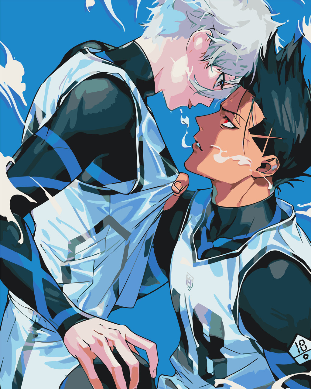 Картина за номерами Синя Тюрма: Блю Лок. Аніме 40*50 см Оригамі LW 30330, фото 1