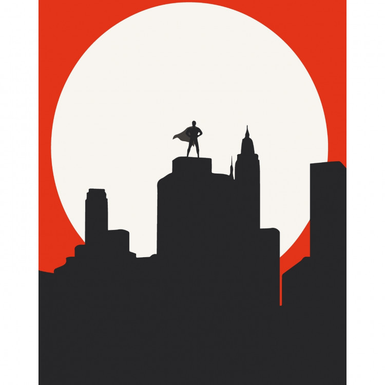 Картина за номерами Аніме Супермен 40*50 см ArtCraft 10288-AC, фото 1