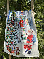 Новогоднее полотенце WSI Санта 51 см на 76 см 100% хлопок