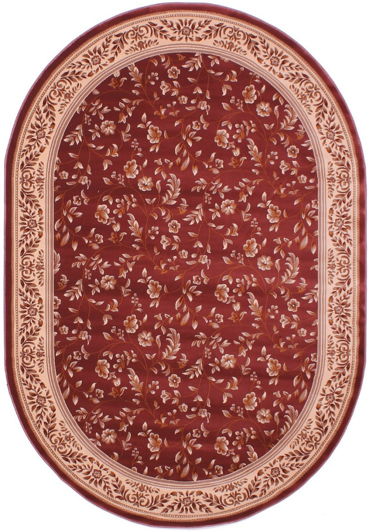 2х4 Килим овал з високою щільністю IMPERIA 5816A ROSE/IVORY