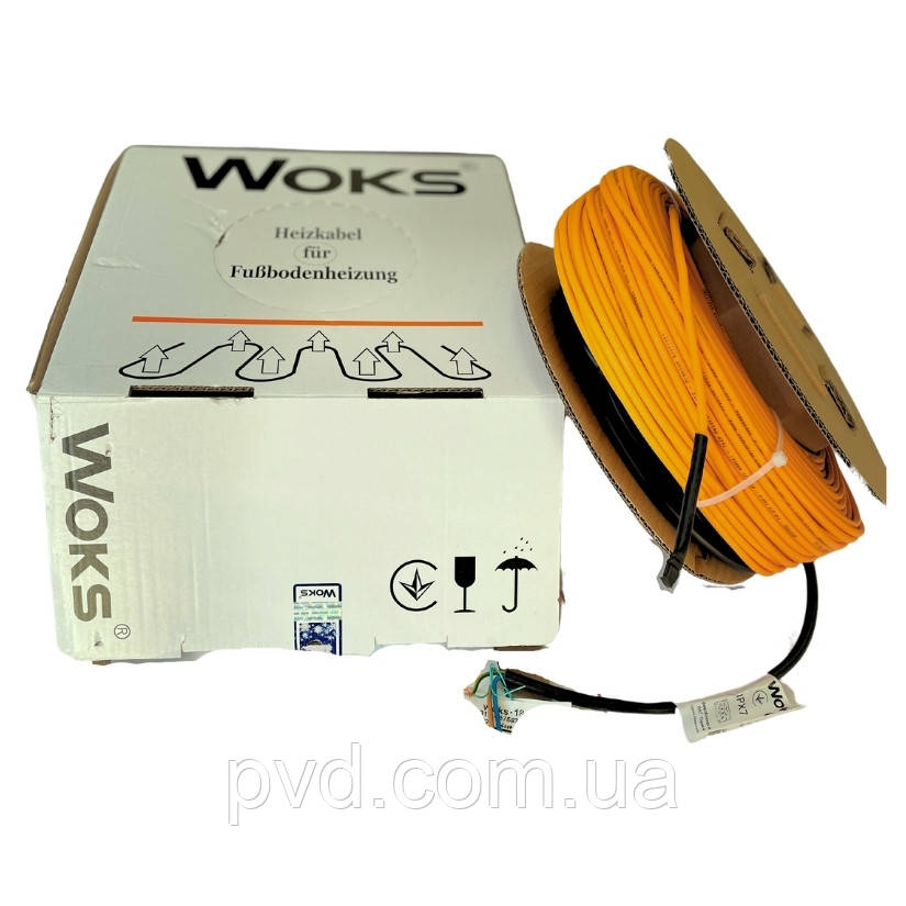 Нагрівальний кабель під стяжку WOKS 18 - фото 2 - id-p1298362500