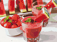 Картина за номерами Натюрморт Кавуновий смузі 40*50 см ArtCraft 12008-AC