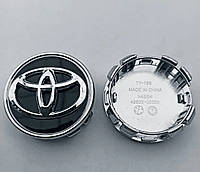 Колпачок в диск Toyota 56*62 мм черный