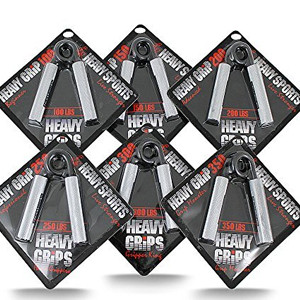 Еспандери кистьові Bone Crusher Heavy Grip 100-150-200-250-300-350 Lb металеві (FI-4125)