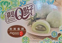 Пирожное рисовое Моти, Мочи со вкусом зеленого чая Green Tea Taiwan Dessert 210 г Тайвань