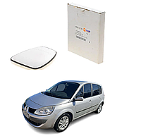 Стекло зеркала наружуное Renault Scenic 2008-> Левое с подогревом (ATT)