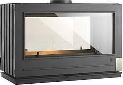 Піч-камін Invicta Aaron DF antracyt (ref. 9129-04). 12 кВт