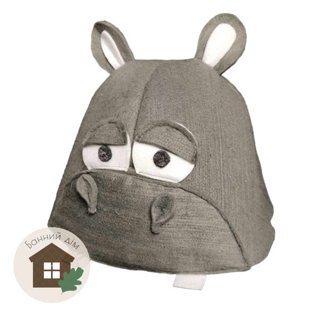 Дитяча шапка в лазню «Бегемотик", фото 1