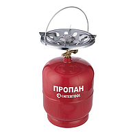 Балон газовий кемпінговий 8 л. INTERTOOL GS-0008