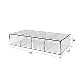 Короб EKOSTAR для гумкою і точілок 4 клітинки, фото 2