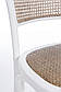 Стул Carrel цвет белый, натуральный ротанг, фото 5