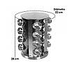 Набір для спецій Spice carousel, 16 ємностей (баночок) і Підставка для спецій із підставкою каруселью (9), фото 9