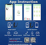 Масажер простати з ерекційними кільцями, 9 режимів з керуванням від смартфона, фото 5