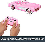 Хот Вілс Барбі Корвет двомісний на радіокеруванні з к.ф Барбі Hot Wheels RC Barbie Corvette HPW40, фото 6