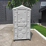 Туалет-кабінка Техпром вуличний, пластиковий біотуалет для вулиці та дачі, фото 9