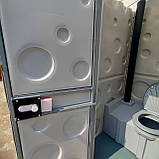 Туалет-кабінка Техпром вуличний, пластиковий біотуалет для вулиці та дачі, фото 10