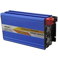 Инверторный преобразователь Lemanso LM40104 12VDC-230 V/AC 2000 Вт пиковая 4000 Вт / правильная синусоида