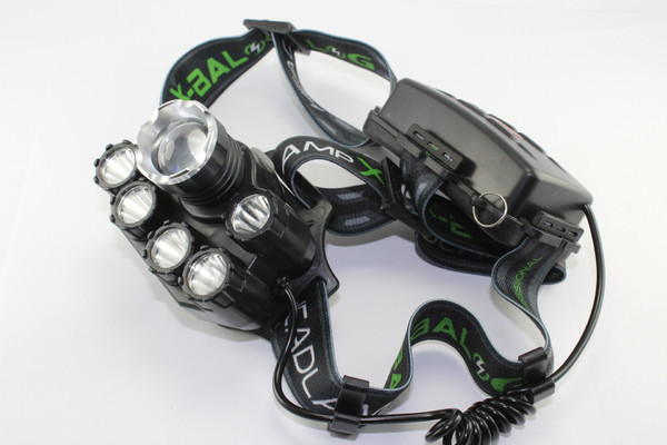 Налобний ліхтарик Bailong BL-T73-T6+UV, фото 1