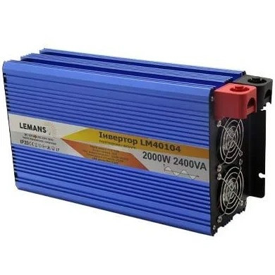 Інвертор Lemanso с 12VDC до 230V AC 2000W 2400VA, фото 1