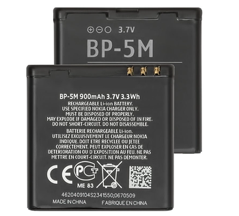 Акумулятор BP-5M для Nokia 5610 Li-ion 3.7 V 900 мАг Original Чорний (KG-11324)