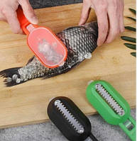 Рыбочистка нож для чистки рыбы Killing-fish Knife оранжевая