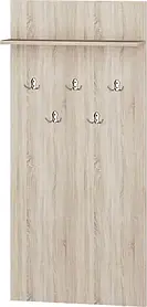 Вішак настінний дуб сонома ,венге темний Еверест для передпокою