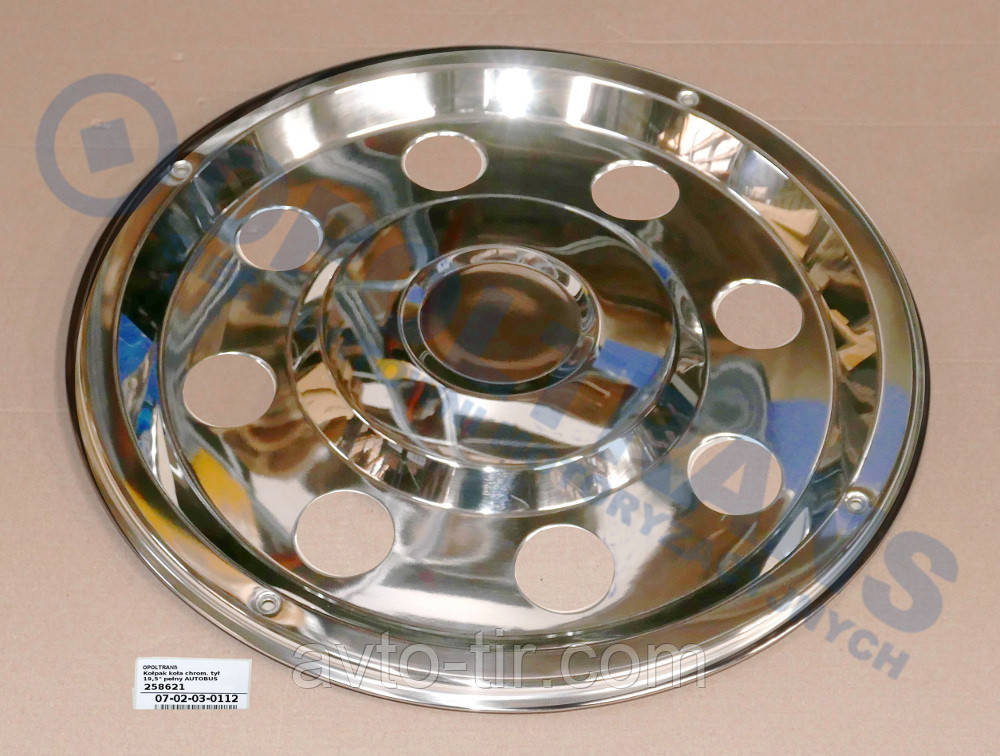 Ковпак колеса 19,5 задній (нержавійка) 07-02-03-0112, фото 1