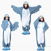 Пижама-кигуруми, теплый костюм на молнии в виде Совы