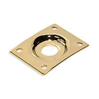 Роз'єм-планка для електрогітари PAXPHIL HJ005 GD RECTANGULAR JACK PLATE (GOLD)