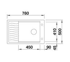 Кухонна мийка Blanco Elon XL 6 S 524845 - сірий, фото 2