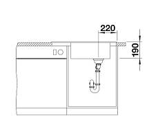 Кухонна мийка Blanco Elon XL 6 S 524845 - сірий, фото 3
