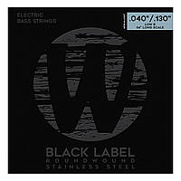 Струни для 5-струнної бас-гітари WARWICK 40300 BLACK LABEL MEDIUM LIGHT 5-STRING (40-130)