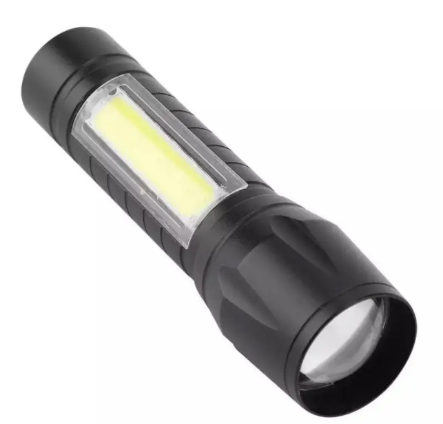 Ліхтар ручний Police BL-8424-XPE+COB + zoom + microUSB (алюмінієвий корпус), фото 1