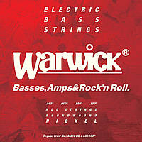 Струни для бас-гітари WARWICK 46210 RED NICKEL PLATED MEDIUM LIGHT 4-STRING (40-100)