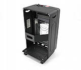 Газовий обігрівач переносний 4,2 кВт, керамічний, на бутан, з редуктором і шлангом, з колесами, для дому та майстерні до 80 м², фото 4