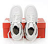 Жіночі термо кросівки Nike Air Force 1 Luxe GORE-TEX White Найк Гор-Текс білі шкіра термо осінь єврозима, фото 9