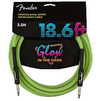 Кабель інструментальний FENDER CABLE PROFESSIONAL SERIES 18.6' GLOW IN DARK GREEN