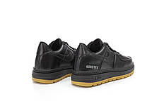 Кросівки термо чоловічі Nike Air Force 1 Luxe GORE-TEX Найк Гор-Текс чорні шкіра термо осінь єврозима -5, фото 5